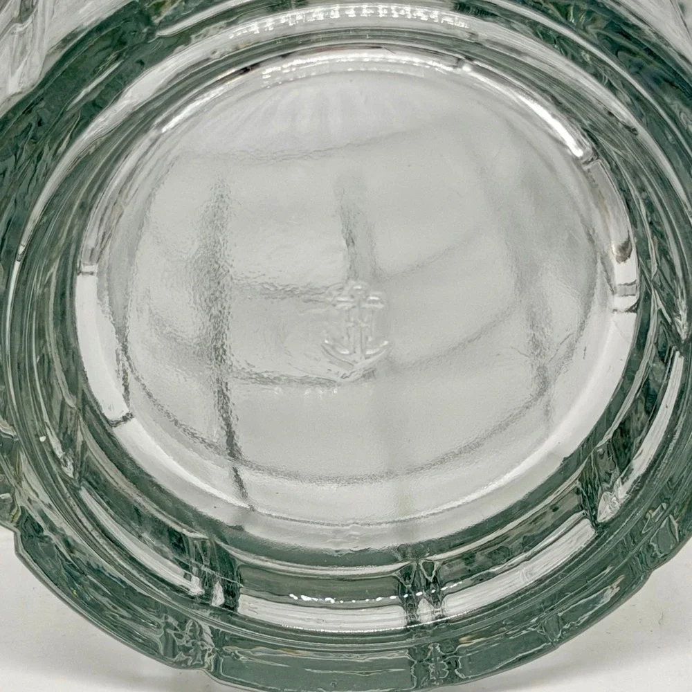 Anchor Hocking Waffle Grid Highball Glasses Set of 3 Clear 6‎ Inch Tumblers